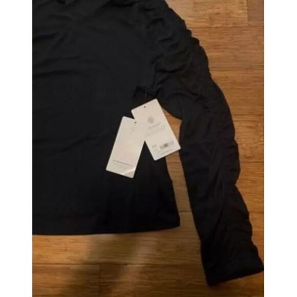 Athleta All Around‎ Ruched Tops Black & Brown Size 3X NWT Classic Closet Staples - Picture 8 of 9